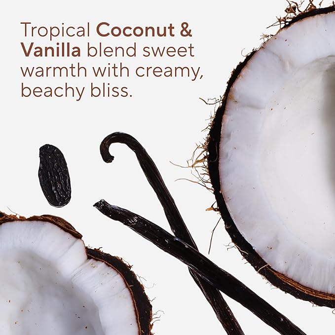 Native Body Scrub, Coconut & Vanilla, Exfoliating and Detoxifying for Soft Skin, Sulfate Free, 12 oz