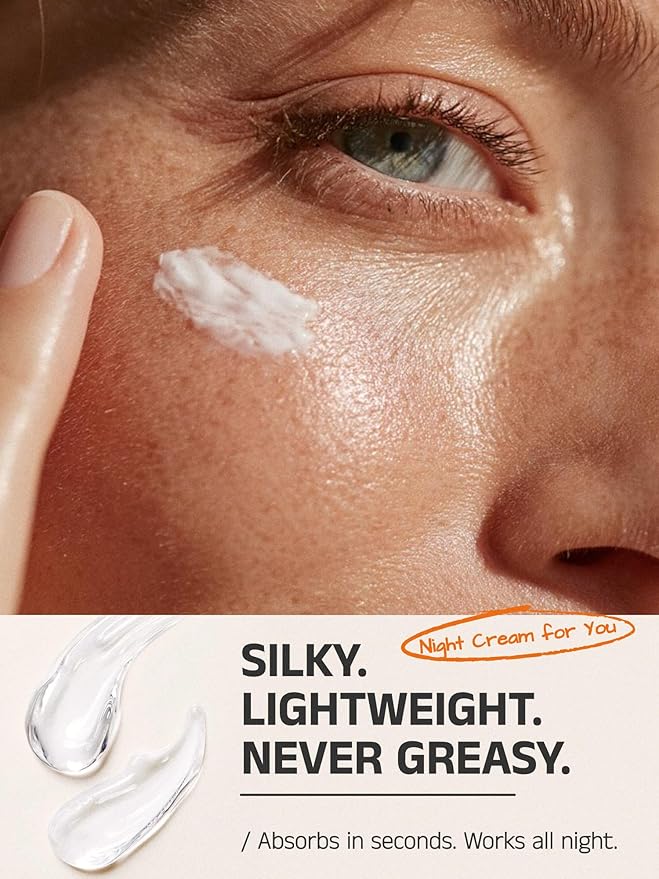 Retinol Night Cream with Vitamin A, Matrixyl 3000, Vitamin C & Daisy Extract – Anti-Aging Night Treatment for Fine Lines, Skin Tone & Wrinkles – Non-Irritating – by Eternity Medicine 1oz