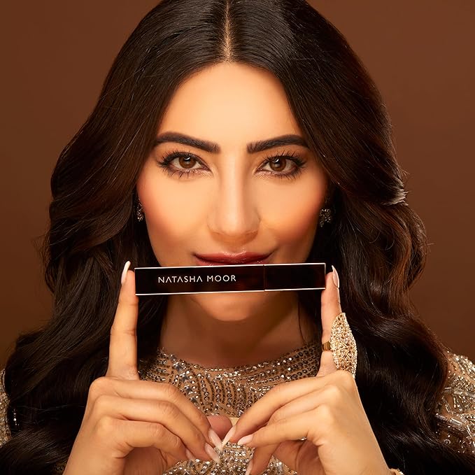 NATASHA MOOR "Moor Power" Black Mascara - Luxurious Volumizing, Lengthening, & Darkening Formula - Waterproof & Smudge-Proof - Eye Makeup Mascara - Cruelty-Free Clean Beauty for Long-Lasting Results