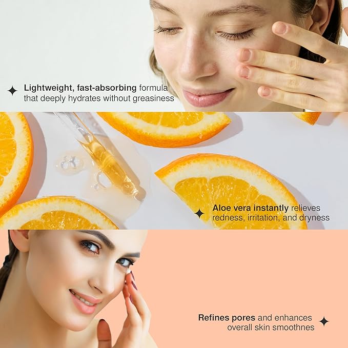 Vitamin C Serum For Face - Dermatologist Tested - Anti-Aging & Dark Spot Remover - Brightening, Clean Beauty, Cruelty-Free, Korean Skin Care for Glass Skin - All Skin Types - 1.69oz