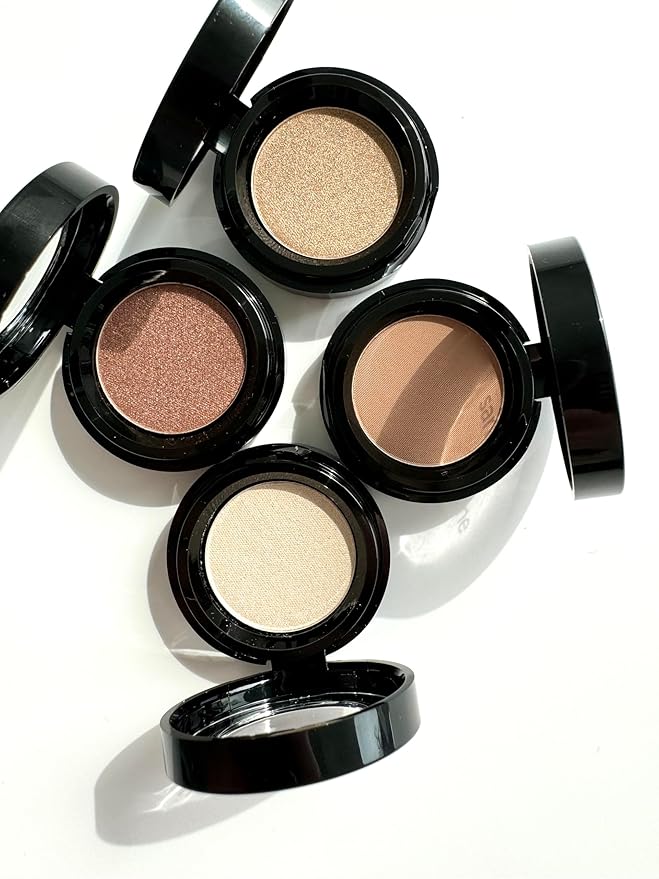 Sandstone Scandinavia Eyeshadow for Sensitive Eyes, Eyeshadow with Long Durability, Allergy Certified, Fragrance-Free and Vegan Eye Make-Up, Hypoallergenic Make-Up (592 Golden Earth)
