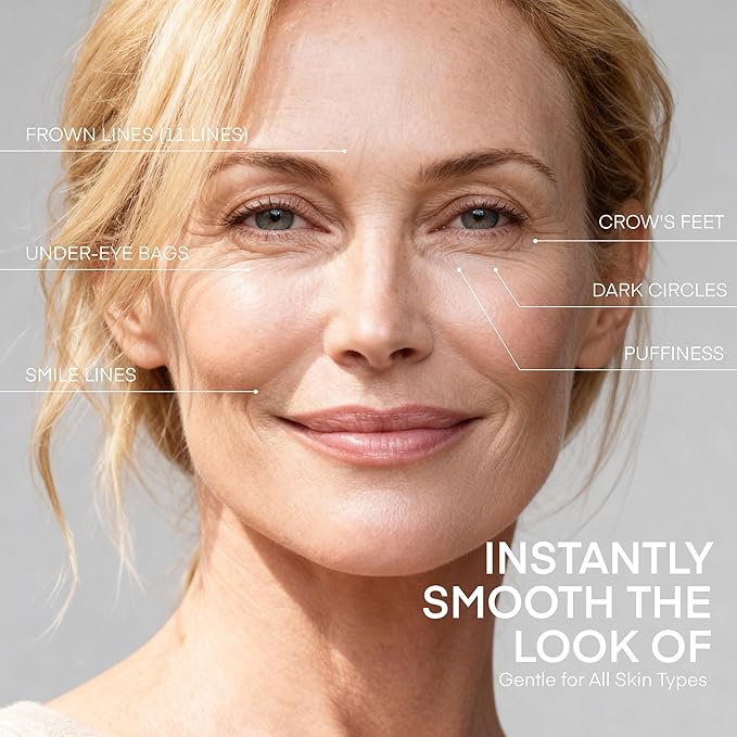 TEREZ & HONOR Anti-Aging Rapid Reduction Under-Eye Cream, Visibly and Instantly Reduces Wrinkles, Dark Circles and Eye Bags in 120 Seconds, Hydrates & Lifts Skin Rapid