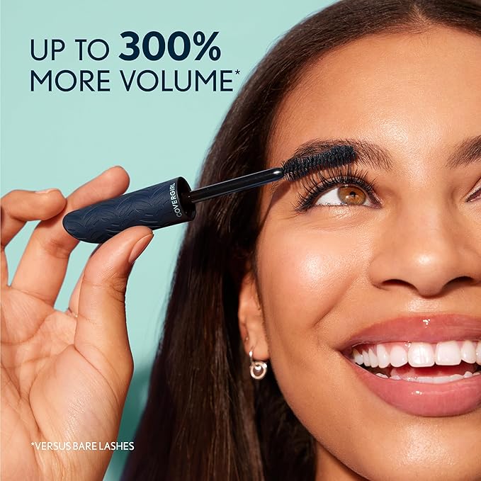 Covergirl Lash Blast Cleantopia Mascara, Volumizing, Smudge-Proof, Vegan Formula, Black Brown 810, 1 Count