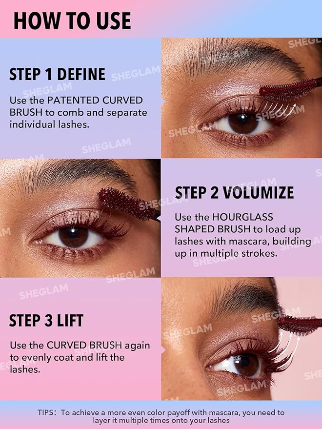 SHEGLAM All-In-One Volume & Length Mascara-Waterproof-Blue