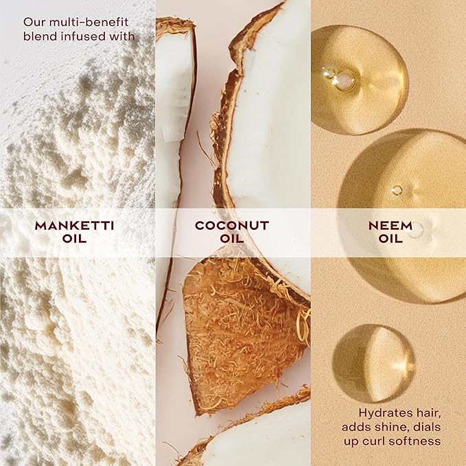 Shea Moisture Coconut & Hibiscus Smooth & Shine Oil Coconut & Hibiscus Softens And Hydrates Hair With Manketti And Coconut Oil For A Lightweight Texture 3.3 Fl Oz