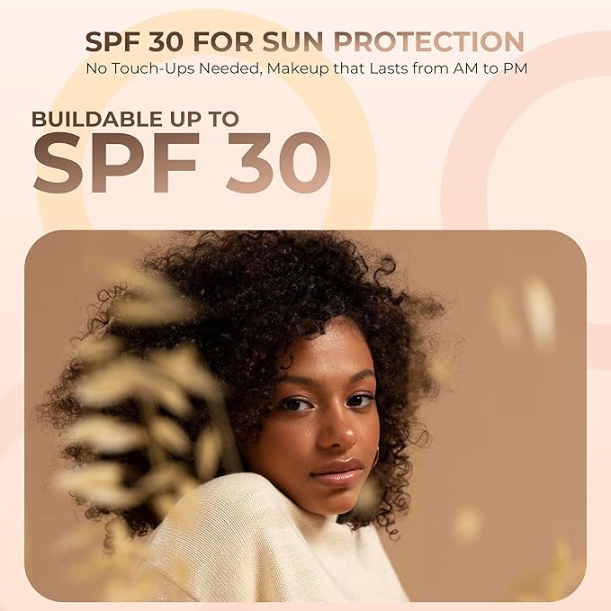 COCOA FOUNDATION (30g Full Size Sifter Jar) – Matte Mineral Makeup – Buildable Natural Coverage Loose Powder Foundation – Sweet Face Minerals, SPF 30