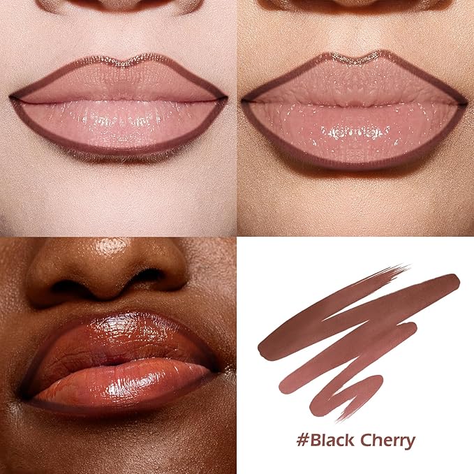 KIMUSE Peel Off Lip Liner Stain, Long Lasting Lip Tint Stain Peel Off, Waterproof, Transfer-Proof, Highly Pigmented Color Peel Off Lip Stain Liner, Matte Finish