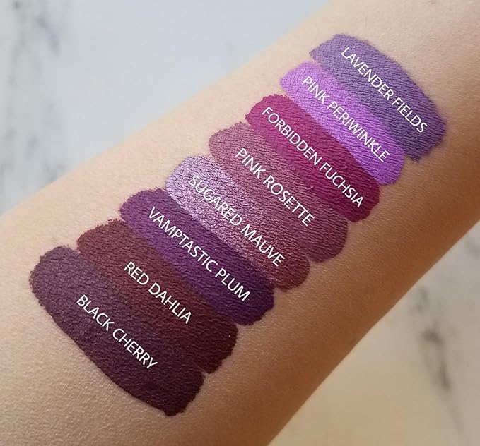 Aromi Maroon Burgundy Liquid Lipstick | Long-Lasting, Dark Red Lip Color for Women, Vegan, Bordeaux Wine Shade, Waterproof (Red Dahlia)