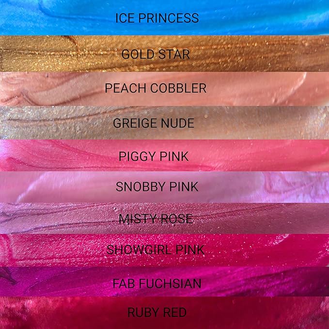 Aromi Bright Blue Lip Gloss | High-Shine, Moisturizing Lip Oil, Vegan, Cruelty-free, Metallic Glossy Finish (Ice Princess)