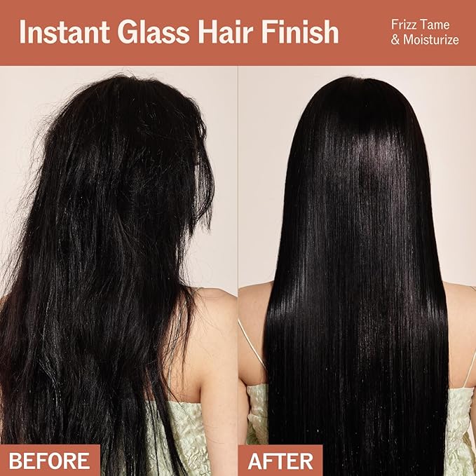 Leave-In Conditioner Hair Milk – Heat Protectant 392°F (200°C), Anti-Frizz Smoothing Cream, Split End Repair, Lightweight Non-Greasy Hydrating Hair Serum (150ml / 5.07 fl oz.)