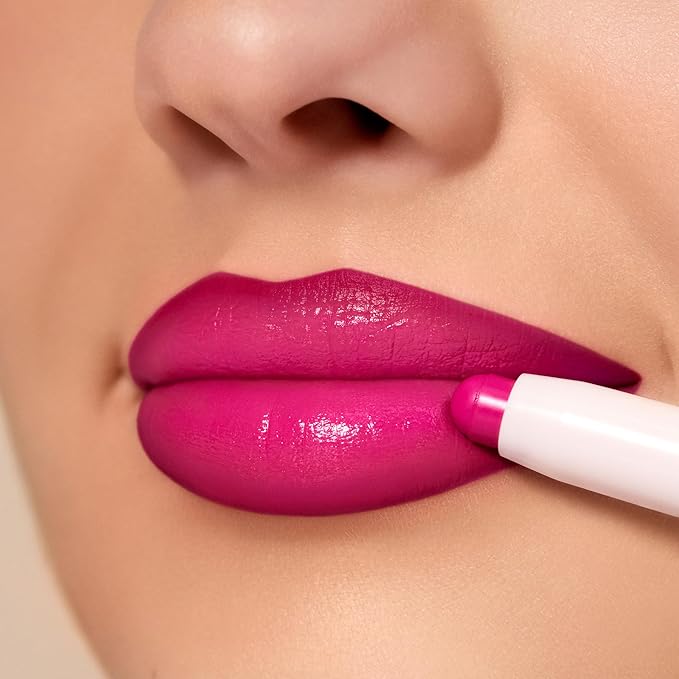 Pupa Milano Vamp! Creamy Duo, 008 Vintage Rose, 1 Pc - 2 in 1 Lipstick and Lip Pencil - Long Lasting - Lightweight - No-Transfer - Smooth Texture - Highly Pigmented