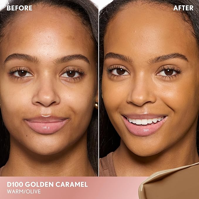 COVERGIRL TruBlend Undercover Concealer, Buildable, Full Coverage, 24-Hour Wear, Matte Finish - D100 Golden Caramel (Packaging May Vary)