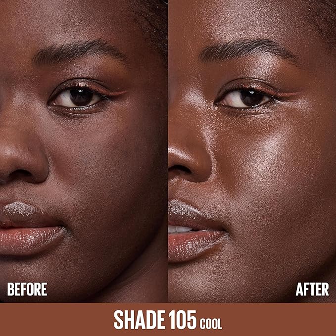 Maybelline Lifter Serum Concealer, Radiant Concealer with Full Coverage, Includes 2% Peptides + Caffeine to Hydrates & Brightens Under Eyes, 105, 1 Count