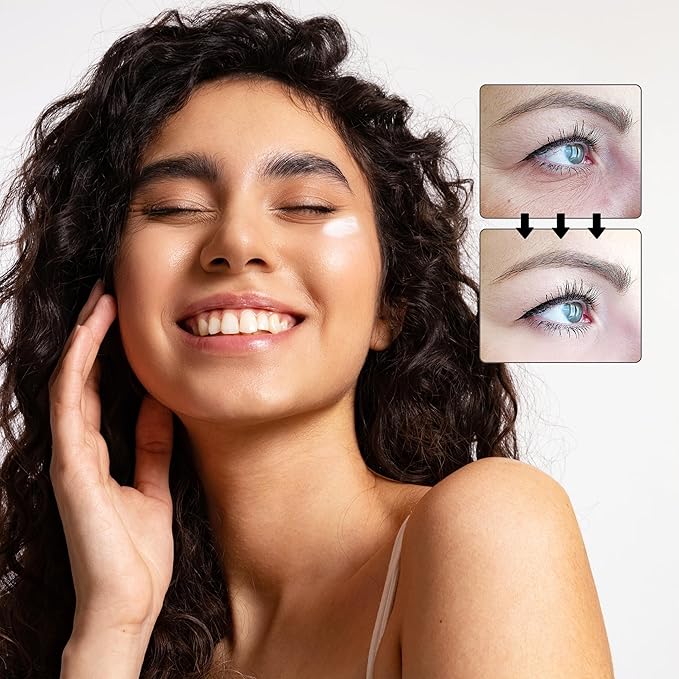 Revitalizing Under Eye Cream, Natural and Organic Eye Serum for Contorno de Ojos to Enhance Skin Fullness and Soften Fine Lines, Infused with Hesperidin and Vitamin C for Radiance