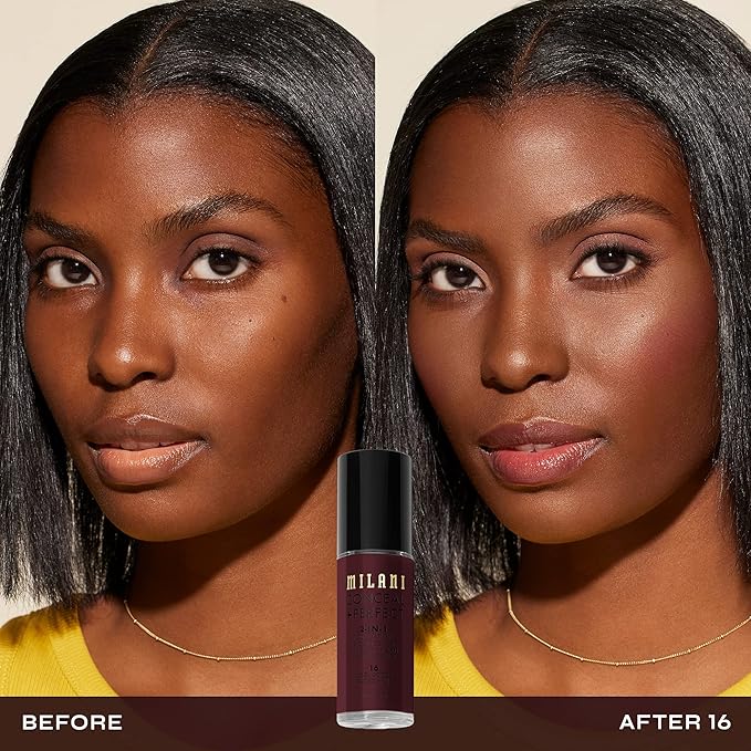 Milani Conceal + Perfect Liquid Foundation - Cool Cocoa, 1 Fl. Oz.