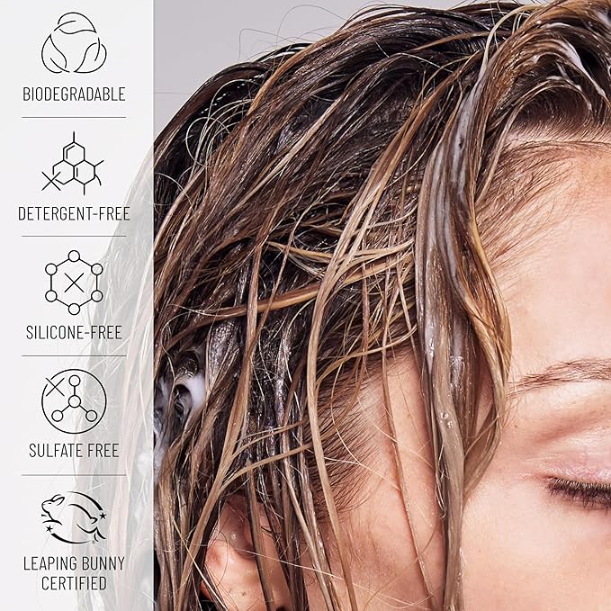 Hairstory New Wash Deep Clean Refill, Clarifying Cleansing Cream for Oily & Fine Hair, Detergent Free Shampoo & Conditioner Alternative, 8oz