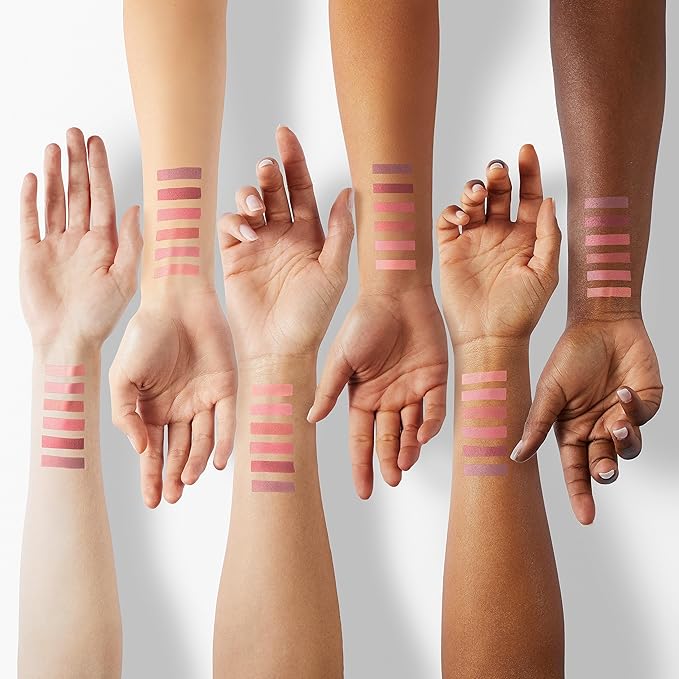 Miniling 6-Color Korean Lip Tint Set - Watery, Velvet Matte Lipsticks for Lips and Cheeks - Long-Lasting, Non-Stick, Shimmery