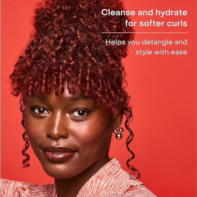 SheaMoisture Curl Stretch Shampoo Kalahari Melon Oil Infused with Hyaluronic Serum, Cleanses and Hydrates for Strong and Soft Curls, for Type 4 Hair 13 Fl Oz