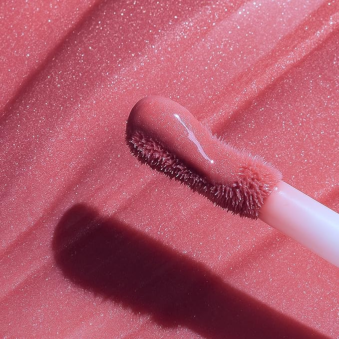 Formless Beauty by Jenny McCarthy – Manifest Lip Gloss (Plum-Mauve Glitter) – Clean, Hydrating, Non-Toxic, Vegan Shine