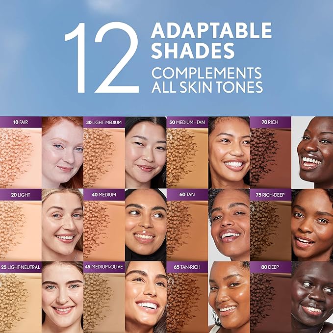 Covergirl Simply Ageless Skin Perfector Essence Foundation, 50 Medium-Tan, Tinted Skincare Makeup Hybrid, Sheer Tint, Radiant Finish, Glowy Finish, Vegan Formula, 1.0oz
