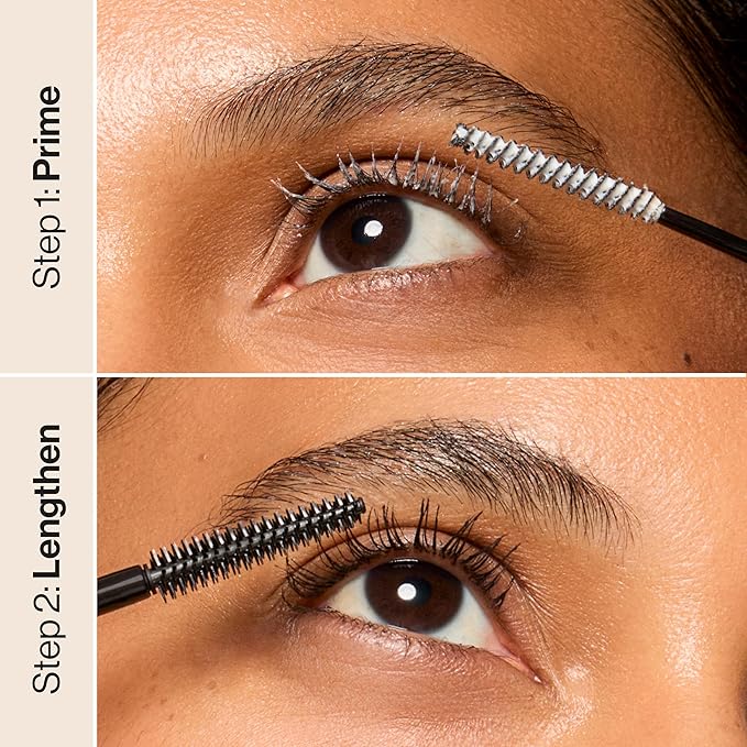 Honest Beauty 2-in-1 Extreme Length Mascara + Lash Primer 3-Pack | Cruelty Free + Safe for Sensitive Eyes | 0.27 fl oz each (pack of 3)