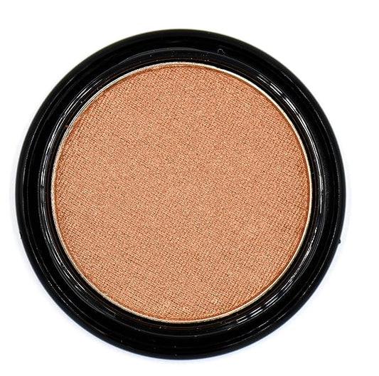 Honeymoon Peach Golden Frosted Dusty Bronze Glam Goddess Brown Shimmer Pressed Powder Single Vegan Eyeshadow; Talc, Paraben & Cruelty Free