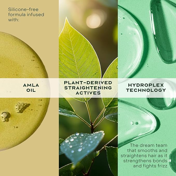 SheaMoisture Silk Press Prep Cream with Plant-Derived Straightening Actives, Alma Oil & Hydroplex Technology Provides Heat Protection While Helping to Preserve Natural Curl Pattern 3.3fl oz