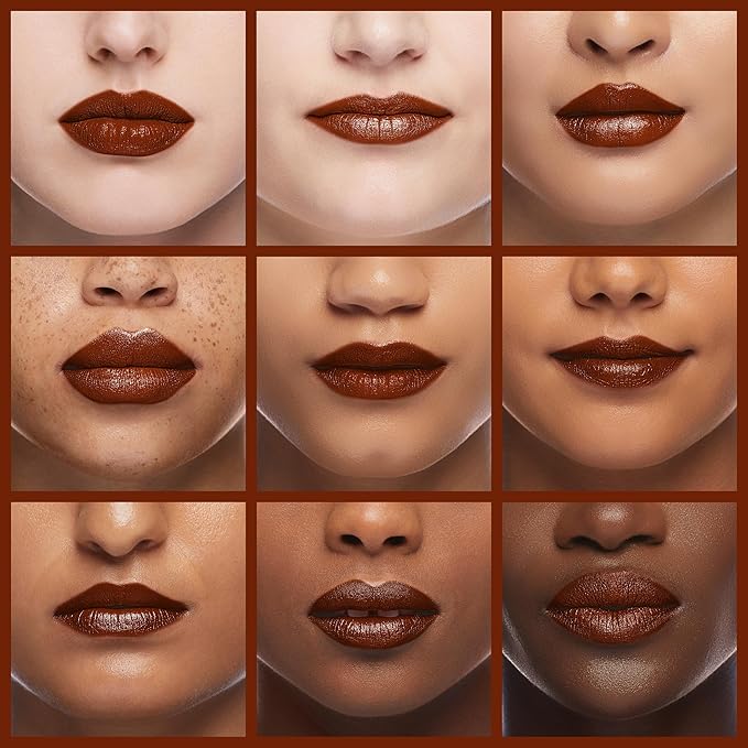 L’Paige LBR – Brown Color-Changing Lipstick and Lip Stain | Aloe Vera-Based, Long-Lasting, Moisturizing | Raspberry to Red Satin Finish