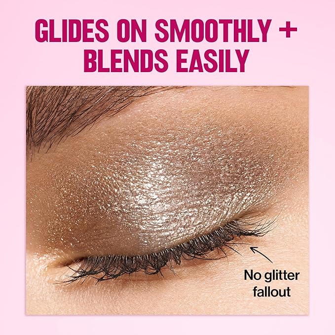 REVLON Glimmer Liquid Shadow, Smudge-Proof Shimmer Eyeshadow Makeup, Long Lasting, High Pigment, 204 Rock-IT