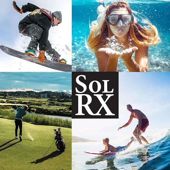 SolRX MINERAL+ SPF 50 Mineral Sunscreen with Zinc Oxide – Reef Safe, Broad Spectrum UVA/UVB Protection, Water Resistant Sunblock for Face & Body