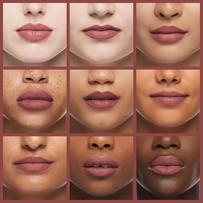 ILIA - Color Block Lipstick | Non-Toxic, Vegan, Cruelty-Free, Hydrating + Long Lasting, No Budge Color with Full Coverage (Wild Rose (Mauve With Neutral Undertones), 0.14 oz | 4 g)
