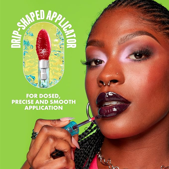 NYX PROFESSIONAL MAKEUP Lip IV Hydrating Glossy Lip Stain with 12HR Hydration - Berry Thirsty (Red)