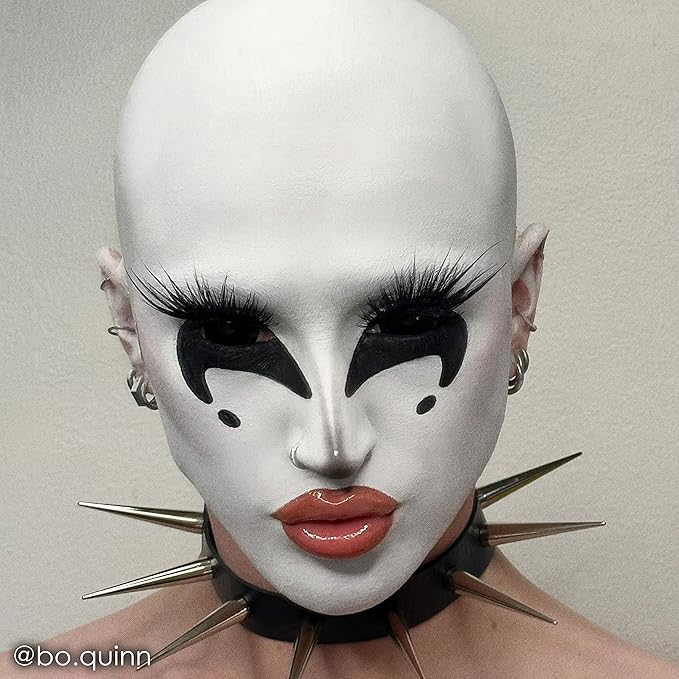 Mehron Makeup Clown White Professional Face Paint Cream Makeup | White Face Paint for Stage, Film, Cosplay, & Mime | Halloween Clown 16 oz (453g)