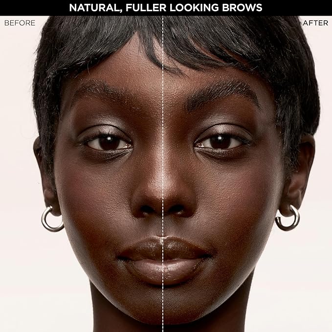 L'Oreal Paris Faux Brow, Hair-Like, Filling Eyebrow Pen with Double-Brush Tip, Fast & Precise Eyebrow Makeup, Soft Black, 0.04 Fl Oz