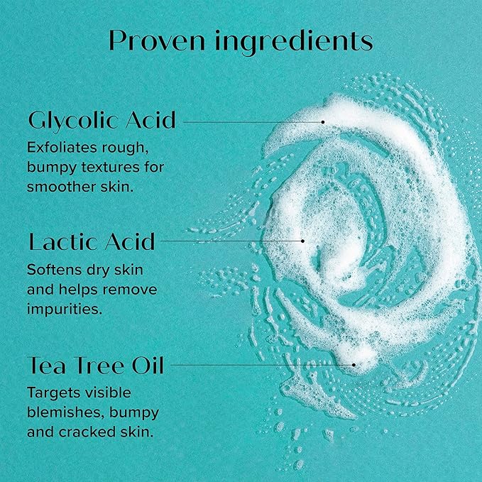 Medix 5.5 Glycolic Acid Exfoliating Face & Body Wash Cleanser + Argan Oil Moisturizing Body Cream Lotion 2PC Skin Care Set | Alpha Hydroxy Acid & Lactic Acid Foaming Face Wash, 2PC Set