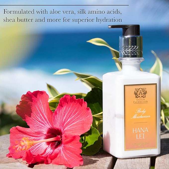 Antica Farmacista Body Moisturizer - Scented Moisturizing Lotion with Aloe Vera, Green Tea & Sweet Almond Oil - Luxury Gift for Any Occasion - Bergamot & Ocean Aria, 10 fl oz