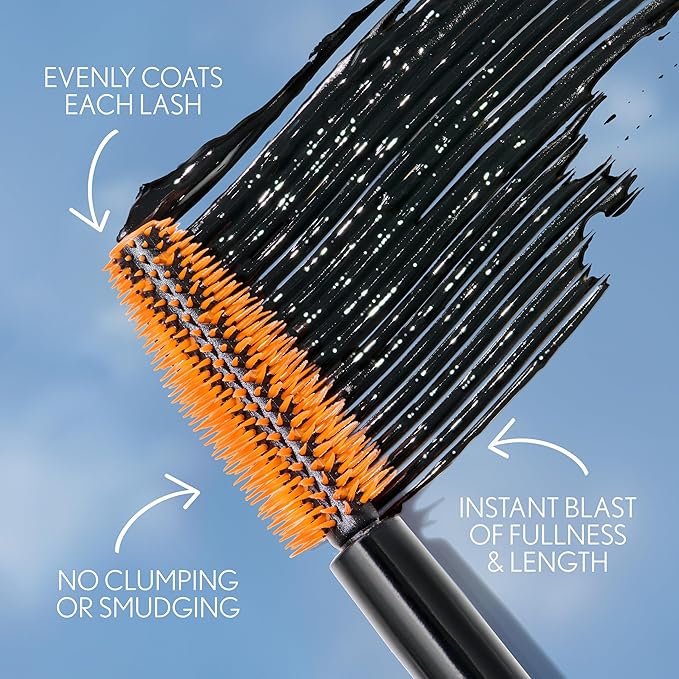 CoverGirl Lash Blast Volume Waterproof Mascara Makeup, Long-Wearing, Smudge-Proof, Cruelty Free, Very Black, 1 Count