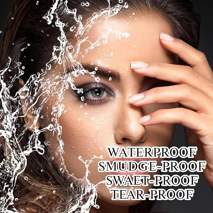 docolor Eyeliner Stamp Double-sided Liquid Winged Eye Liner Pen Waterproof Smudgeproof Long Lasting Wing Original Eyeliner Pen(2PCS,Black)