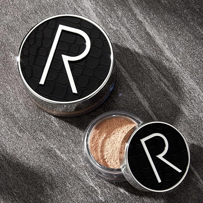 Rodial Glass Powder Travel Size 0.19 oz - Mini Loose Setting Powder for Soft-Focus Blurring, Shine Control & Luminous Glass Skin Finish