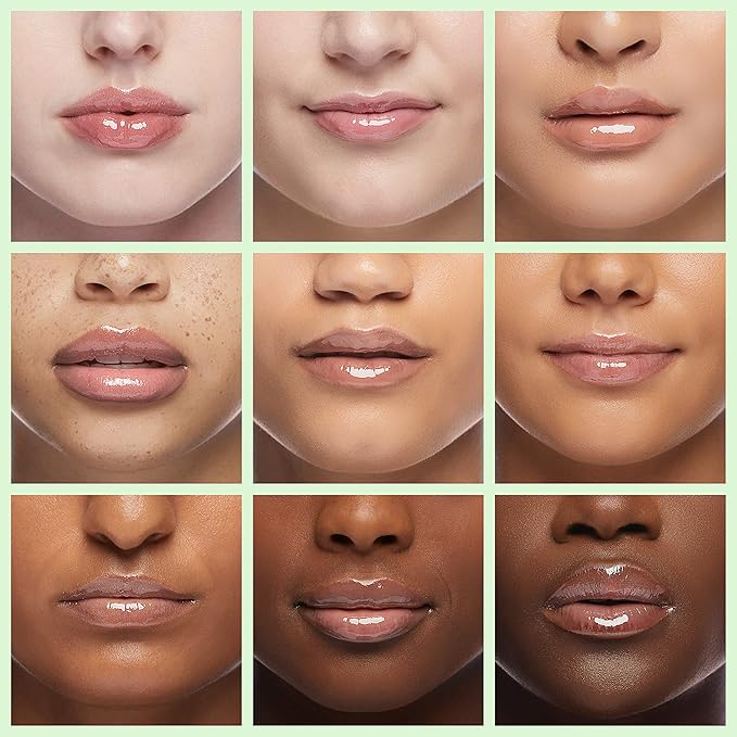 LANGMANNI Moisturizing Lip Oil,No-Sticky Lip Gloss Lip Balm Lip Care,Fruit Flavoured Lip Oil For Dry Lip's Moisturizing Hydrating And Nourishing ((Green Apple))