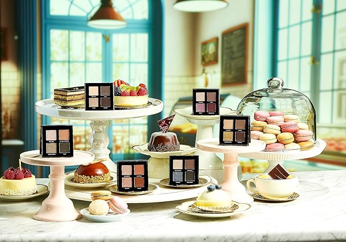 Sigma Beauty Quad Eyeshadow Palette – Makeup Eyeshadow Quad with a Buttery Soft Formula and Buildable, Blendable Shades for a Flawless Eye Look, Designed for All Day Wear (Crème Brûlée)