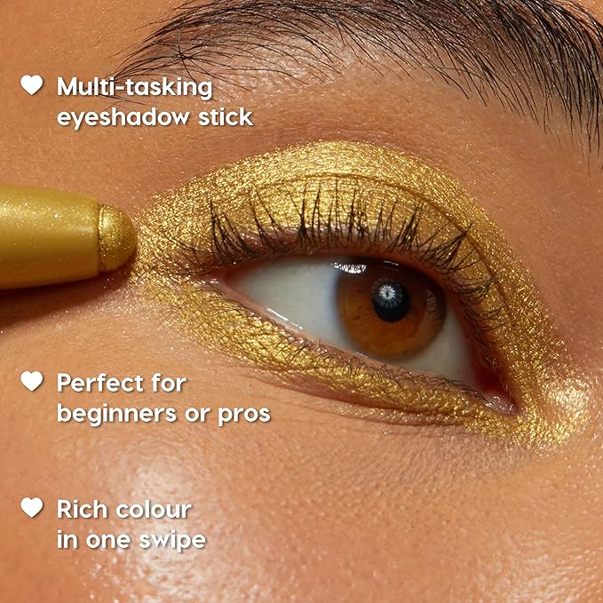 ColourPop Shimmering Golds Shadow Stix Makeup Kit - Shimmer Eyeshadow Make Up Set - Vegan & Cruelty-Free Cream Eyeshadow Sticks with High-Pigment & Metallic Finishes (2 Count)