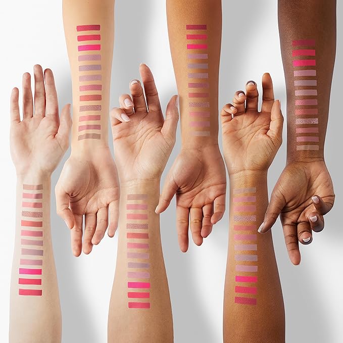 12 Colors Matte & Glossy Liquid Lipstick Set – Book Style Gift Kit for Women & Girls – Long Lasting Waterproof Lip Gloss with Nude, Pink, Red Shades, Non-Sticky, Transfer-Proof Lip Stain (Set A)
