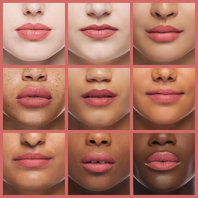 Oulac Matte Liquid Pink Nude Lipstick for Women, Long Lasting Lipstick Waterproof Lip Stain, No Transfer, Creamy High Pigmented Formula with Rose Oil, Vegan & Cruelty-Free, Coral Pink M11