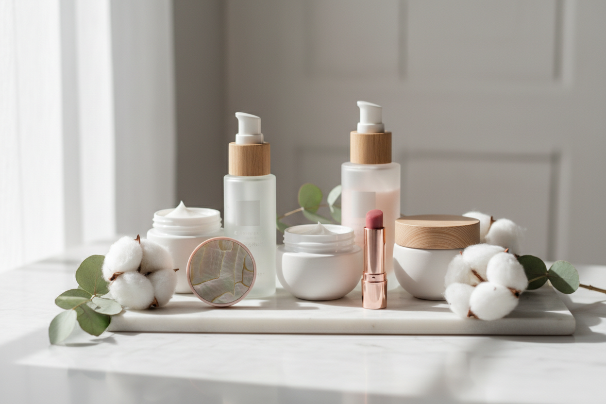 Discover clean, effortless beauty essentials made to highlight your natural glow.